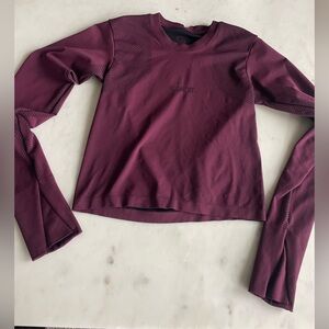 BANDIT Running Women's Maroon Crop Top XS Never Worn